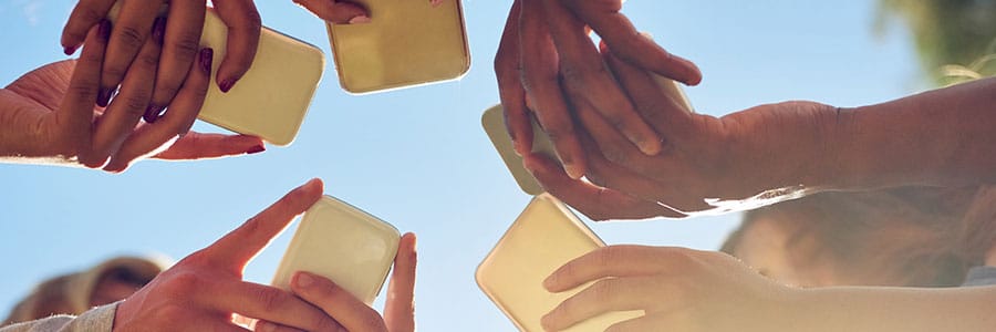 5 people taking photos at once