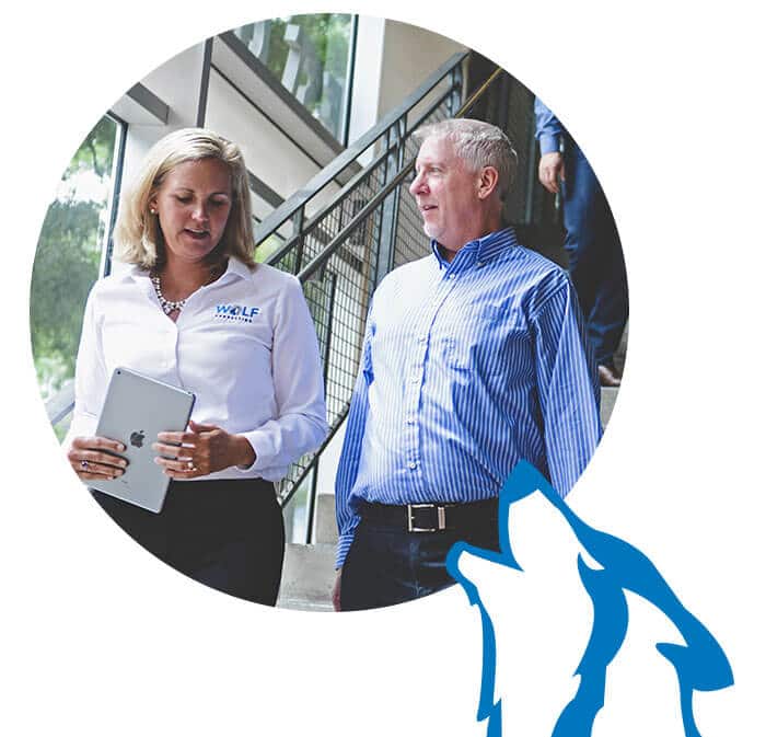wolf-moon-solutions-infrastructure Wolf consulting IT experts discussing IAAS